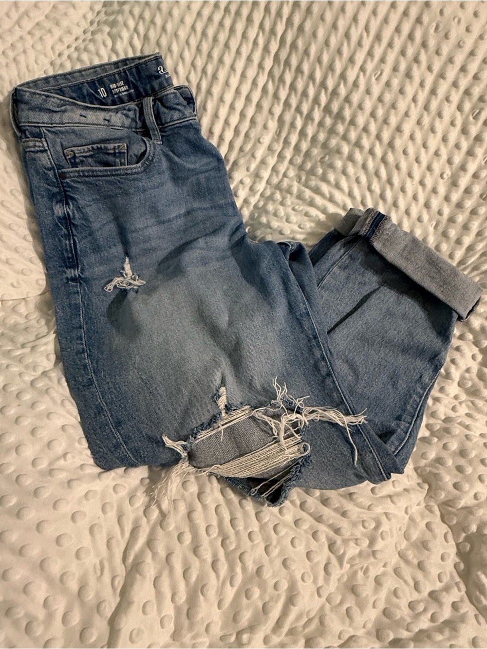 a.n.a boyfriend jeans size 10